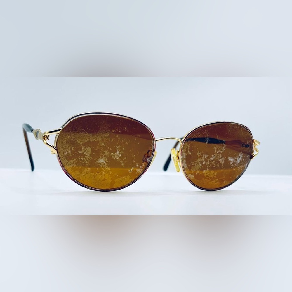 Essentials EN4680 Pink Gold Oval Sunglasses Frames Only